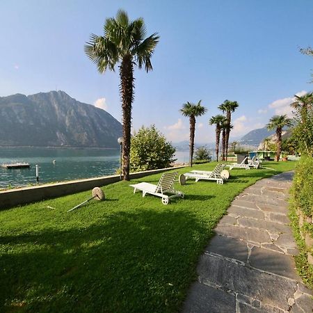 Luganersee, Pool, Strand, Parkplatz, Suite 比索内 外观 照片